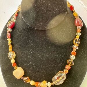 Elegant Multicolor Beaded Necklace